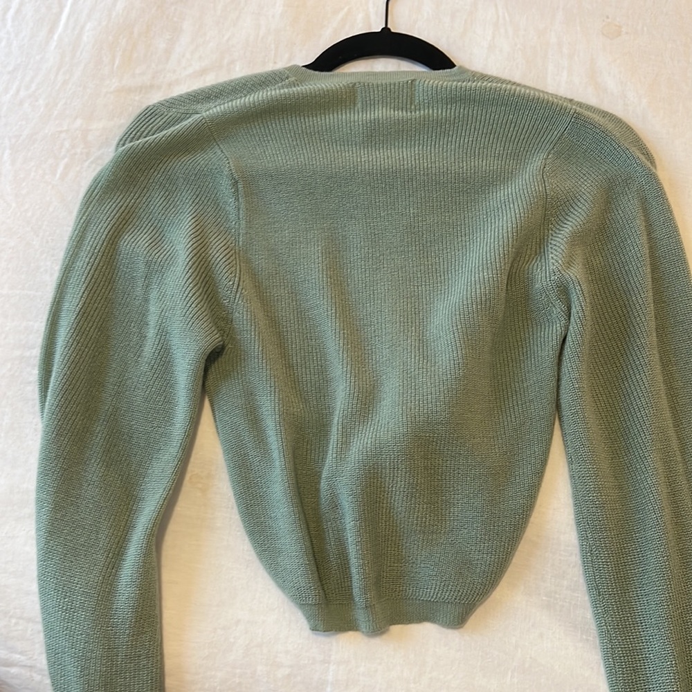 Beach Riot Sage Green Ruched Sweater - Picture 6 of 6